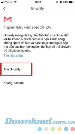 دستورالعمل افزودن حسابهای نامه غیر Google به Gmail برای iOS