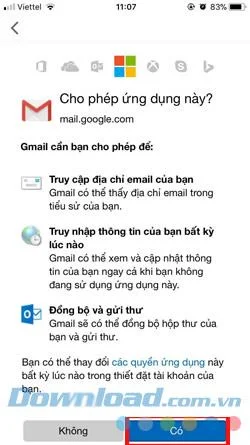 دستورالعمل افزودن حسابهای نامه غیر Google به Gmail برای iOS