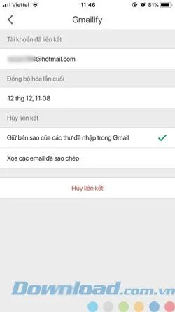 دستورالعمل افزودن حسابهای نامه غیر Google به Gmail برای iOS