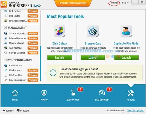 اینترنت را با AusLogics BoostSpeed ​​سرعت بخشید