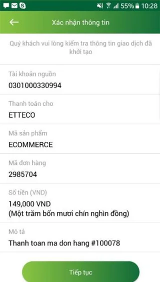راهنمای پرداخت QR Pay از طریق Vietcombank