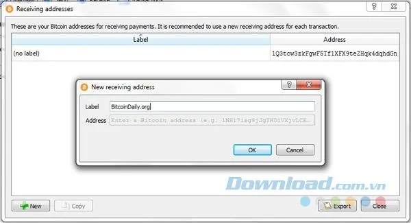دستورالعمل تنظیم کیف پول Bitcoin Core و انجام معاملات بیت کوین