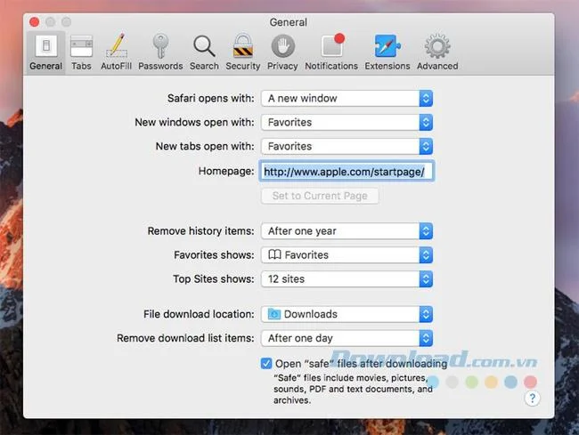 دستورالعمل خاموش کردن ویژگی فشرده سازی خودکار پرونده Safari در macOS