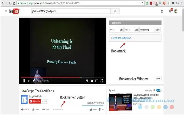 How to bookmark or share a specific part of a video on YouTube