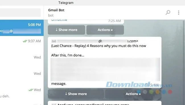 دستورالعمل دریافت Gmail در تلگرام