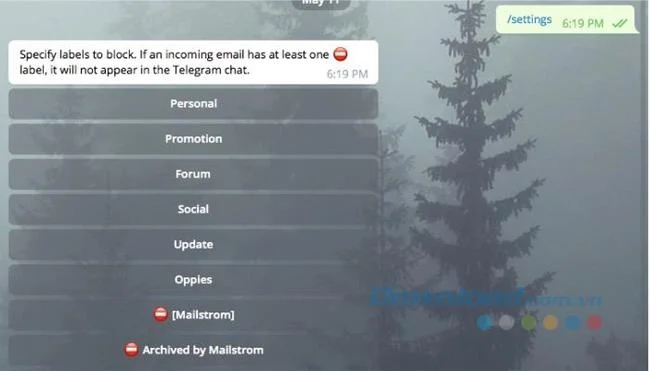 دستورالعمل دریافت Gmail در تلگرام
