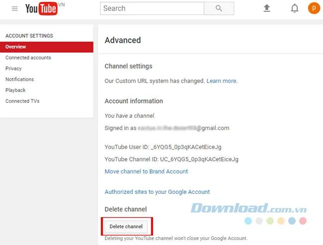 دستورالعمل پنهان کردن یا حذف دائمی کانالهای YouTube