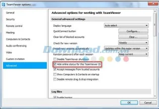 دستورالعمل نحوه ناشناس ماندن و خاموش کردن وضعیت آنلاین در TeamViewer