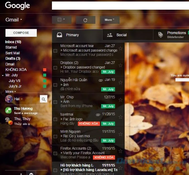 نحوه آوردن نماد Gmail به دسک تاپ