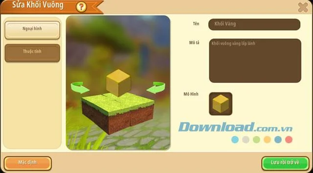 نحوه تعدیل سلاح ها و موارد در Mini World: Block Art