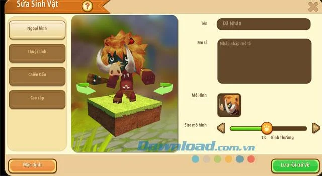 نحوه تعدیل سلاح ها و موارد در Mini World: Block Art