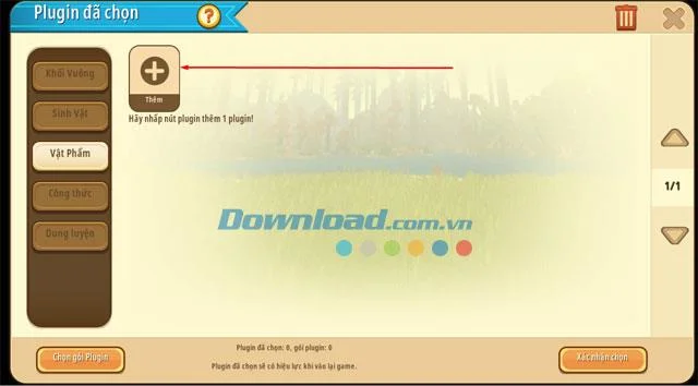 نحوه تعدیل سلاح ها و موارد در Mini World: Block Art