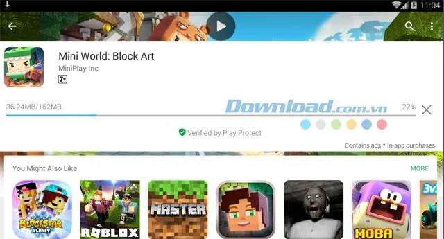 دستورالعمل نصب و پخش Mini World: Block Art در شبیه ساز Android