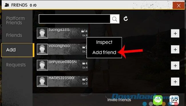 چگونه در Garena Free Fire دوست کنیم