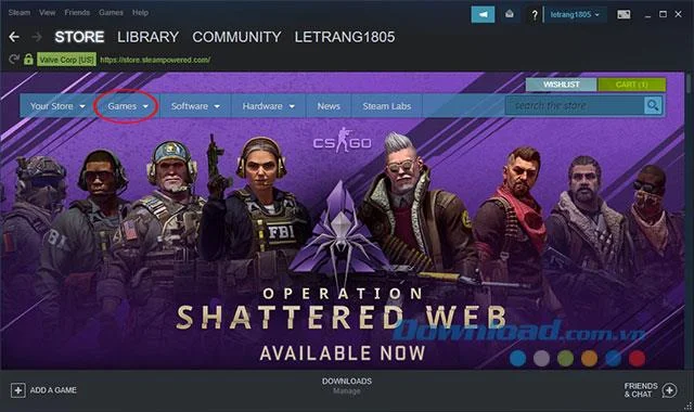 دستورالعمل نحوه بارگیری بازی ها در Steam به صورت رایگان