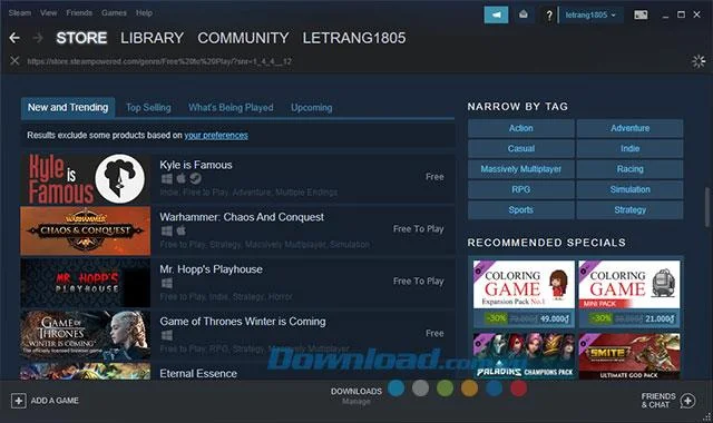 دستورالعمل نحوه بارگیری بازی ها در Steam به صورت رایگان