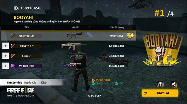 نحوه بازی حالت Zombie در Fire Free