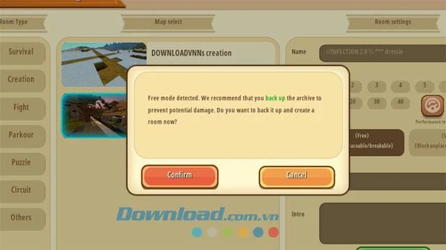 نحوه ایجاد یک اتاق برای بازی با دوستان در Mini World: Block Art