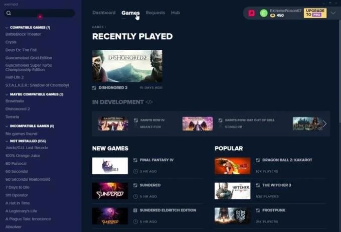 چگونه با خیال راحت با WeMod بازی ها را تقلب کنیم