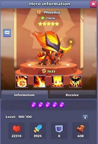 قوی ترین ژنرال ها در Taptap Heroes