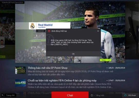 خلاصه خطاهای FIFA Online 4 و چگونگی رفع آنها