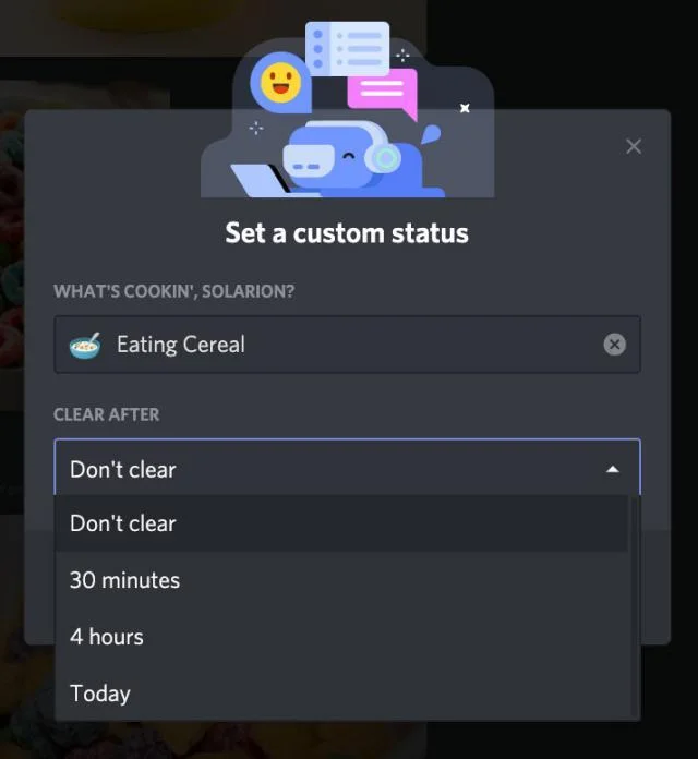 نحوه ایجاد و ویرایش وضعیت در Discord
