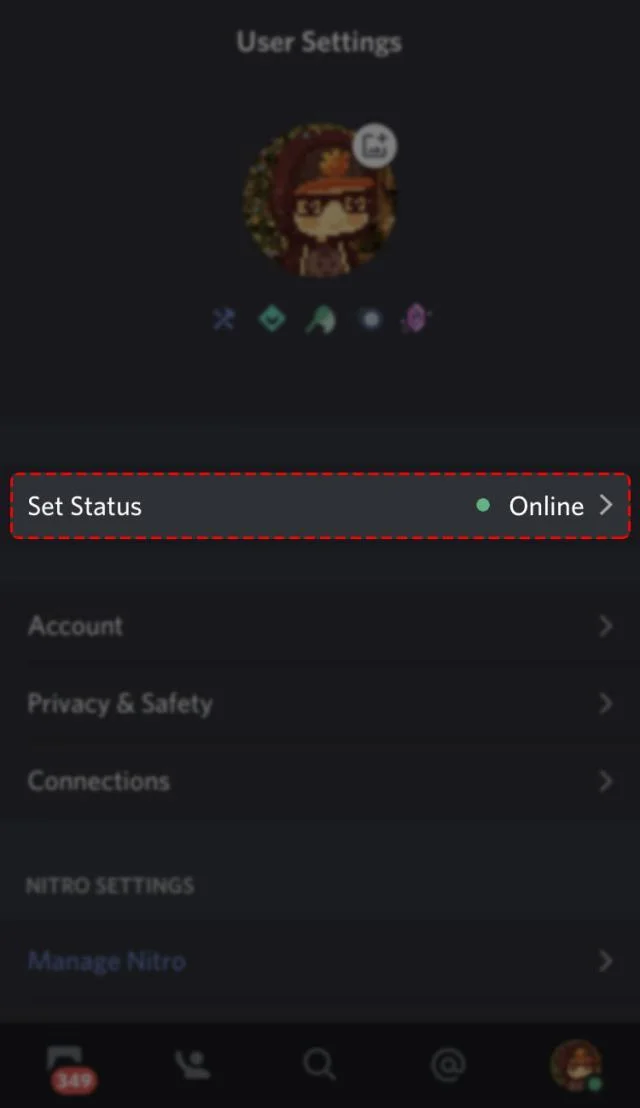 نحوه ایجاد و ویرایش وضعیت در Discord
