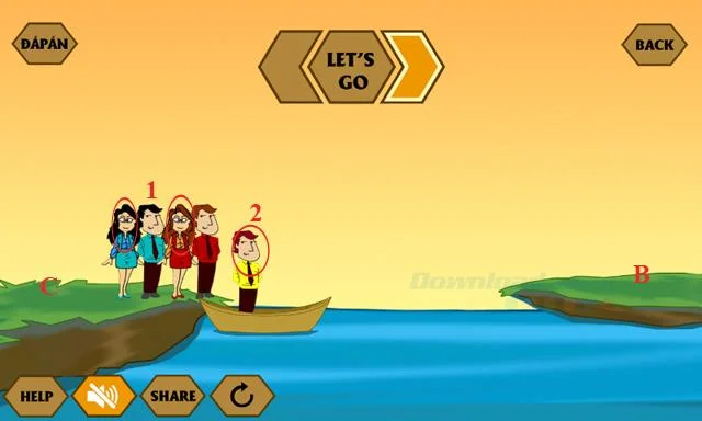 Respuestas al último juego IQ River Crossing