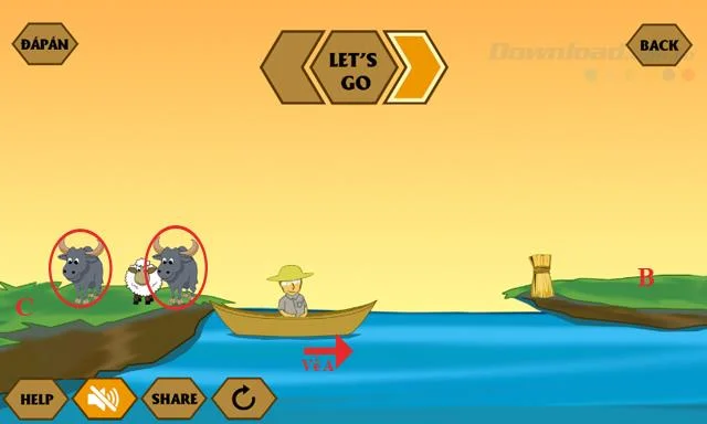Respuestas al último juego IQ River Crossing