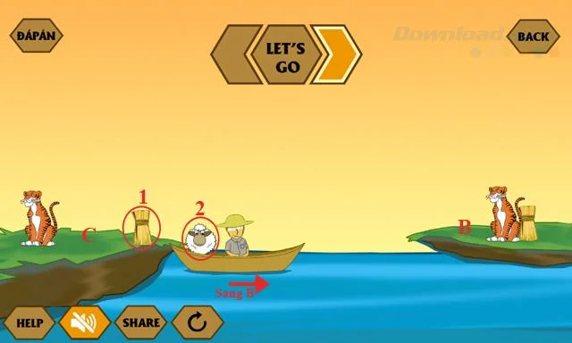 Respuestas al último juego IQ River Crossing