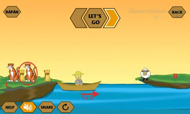 Respuestas al último juego IQ River Crossing