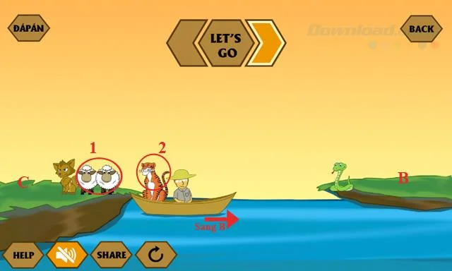 Respuestas al último juego IQ River Crossing