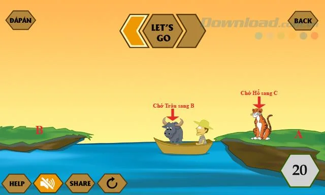 Respuestas al último juego IQ River Crossing