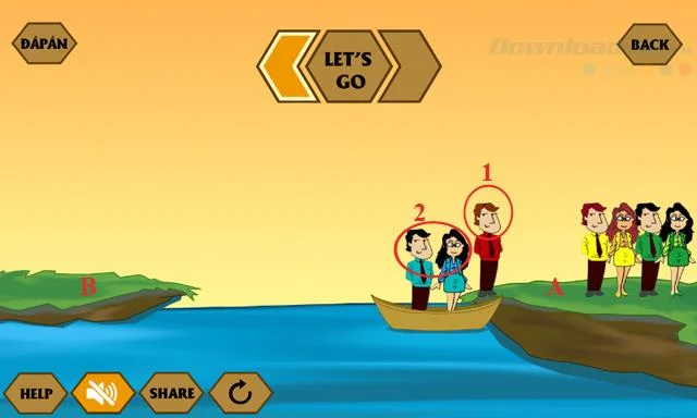 Risposte allultimo gioco IQ River Crossing