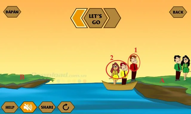Antwoorden op de nieuwste game IQ River Crossing