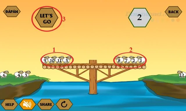 إجابات لأحدث لعبة IQ River Crossing