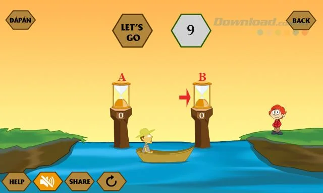 Jawapan kepada permainan terkini IQ River Crossing