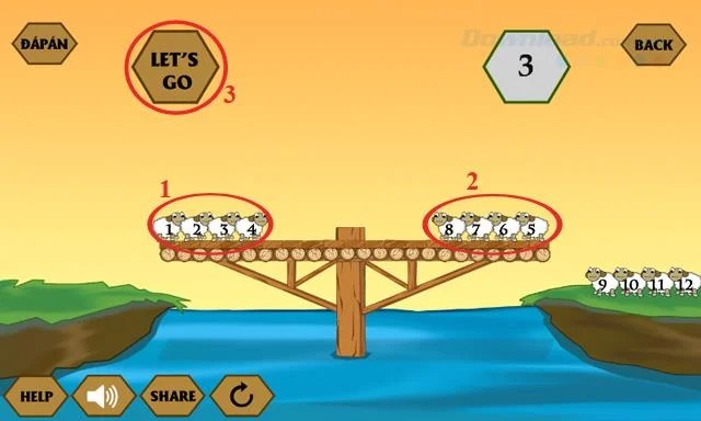En son oyuna verilen cevaplar IQ River Crossing
