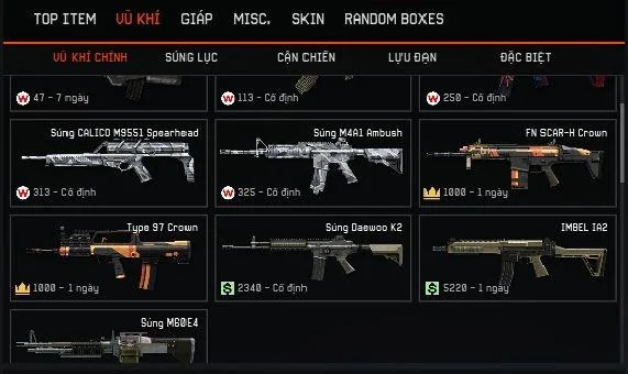 How to buy and use new items in Warface