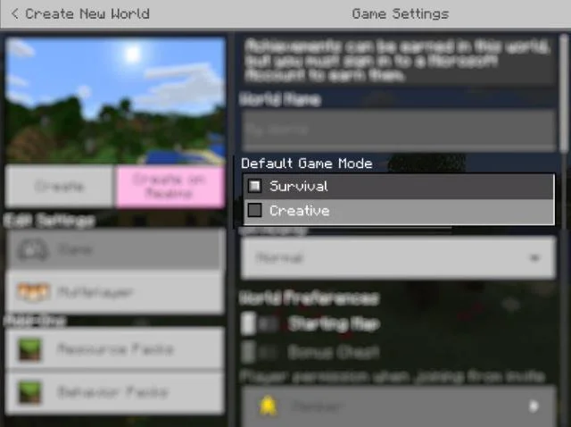 نحوه تغییر حالت بازی در بازی Minecraft