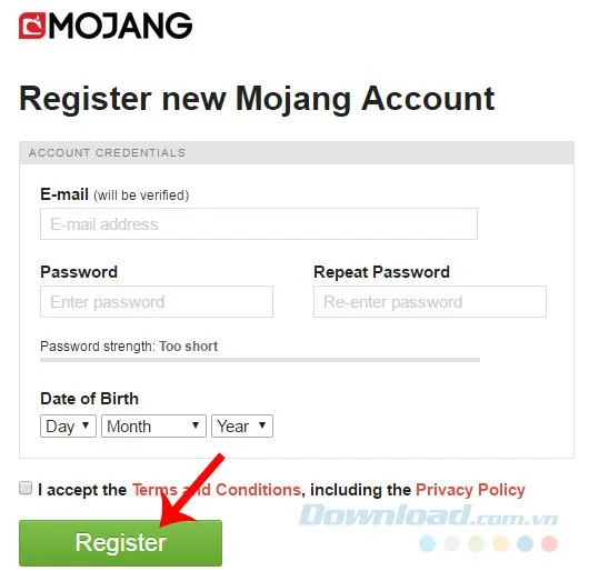 Cómo registrarse y crear una cuenta de Minecraft en su computadora