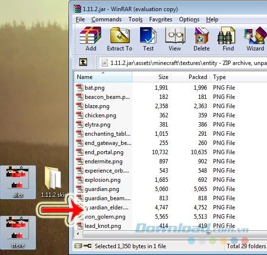 نحوه تغییر پوسته در Minecraft