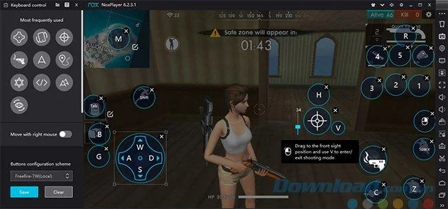 Instale el teclado para jugar Garena Free Fire en la computadora