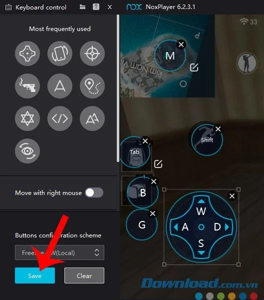 Instale el teclado para jugar Garena Free Fire en la computadora