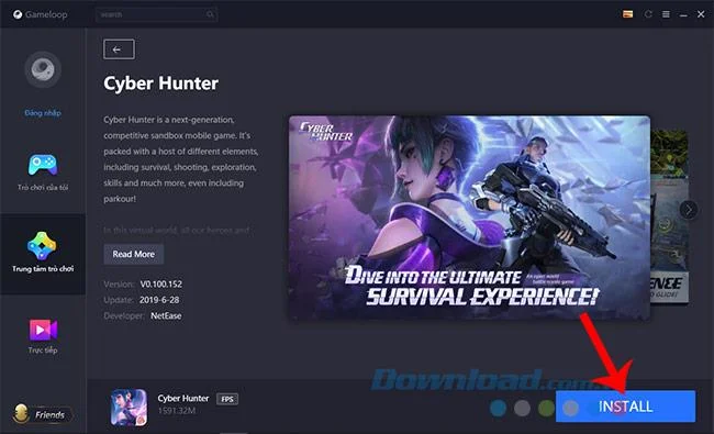 نحوه بازی Cyber ​​Hunter در GameLoop