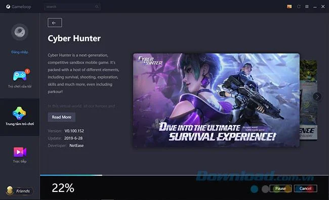 نحوه بازی Cyber ​​Hunter در GameLoop