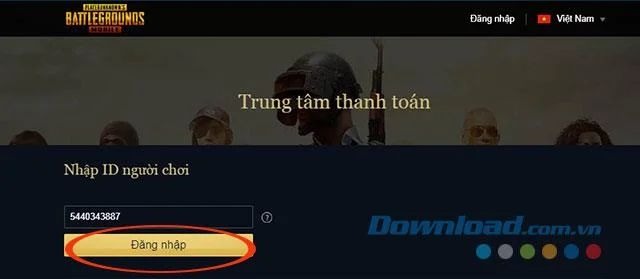 دستورالعمل بارگیری کارت PUBG Mobile VN