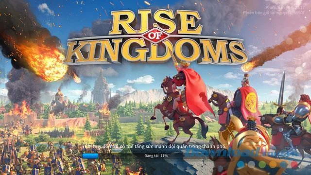 دستورالعمل نصب و پخش Rise of Kingdoms در تلفن خود