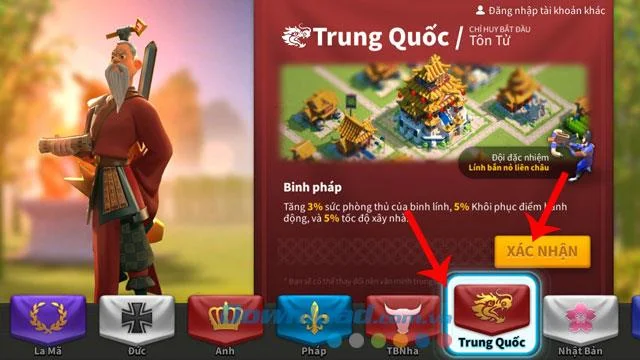 دستورالعمل نصب و پخش Rise of Kingdoms در تلفن خود