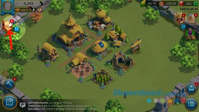 دستورالعمل نصب و پخش Rise of Kingdoms در تلفن خود